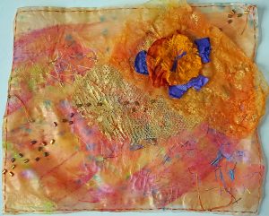 Mixed Media Mixed Fiber Collage